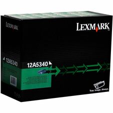 Lexmark 12A5340 Original Laser Toner Cartridge - Black - 1 Each