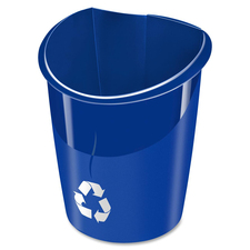 Ellypse Linkable Recycling Bin - 30 L Capacity - Polypropylene - Blue - 1 Each