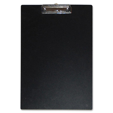 Duraply "Stay Clean" Clipboards - 8 1/2" x 14" - Poly - Black - 1 Each