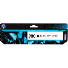 HP 980 (D8J10A) Original Inkjet Ink Cartridge - Single Pack - Black - 1 Each - 10000 Pages