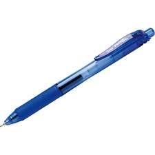 EnerGel EnerGel-X RollerGel Pen - 0.5 mm (0.02") Needle, Fine Pen Point - Refillable - Retractable - Violet Ink - Gel-based, Liquid Gel Ink - Violet Barrel - Metal Tip - Writing - 1 / Piece