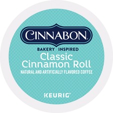 Cinnabon® K-Cup Classic Cinnamon Roll - Compatible with Keurig Brewer - Light - 24 / Box