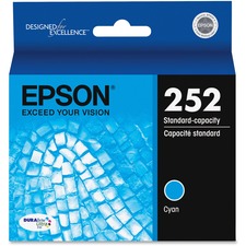 Epson DURABrite Ultra T252220 Original Standard Yield Inkjet Ink Cartridge - Cyan - 1 Each - 300 Pages