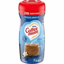 Coffee mate French Vanilla Powdered Creamer Canister - Gluten-Free - French Vanilla Flavor - 0.94 lb (15 oz) Canister - 1Each - 141 Serving