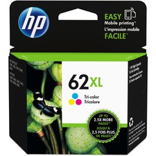 HP 62XL Original Ink Cartridge - Single Pack - Inkjet - High Yield - 415 Pages - color - 1 Each