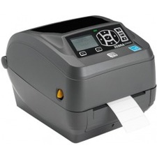 Zebra ZD500 Desktop Direct Thermal/Thermal Transfer Printer - Monochrome - Label Print - Ethernet - USB - Serial - Parallel - With Cutter