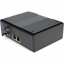 AddOn 2 10/100/1000Base-TX(RJ-45) to 2 1000Base-BXU(ST) SMF 1310nmTX/1550nmRX 20km Industrial Media Converter