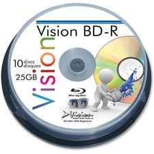 Vision VSN790010 Blu-ray Recordable Media