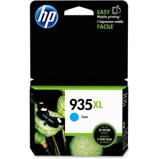 HP 935XL Original Ink Cartridge - Single Pack - Inkjet - High Yield - 825 Pages - Cyan - 1 Each