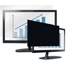 Fellowes PrivaScreenâ„¢ Blackout Privacy Filter - 24.0" Wide - For 24" Widescreen LCD Monitor, Notebook - 16:9 - Fingerprint Resistant, Scratch Resistant - Polyethylene - 1 Pack - TAA Compliant