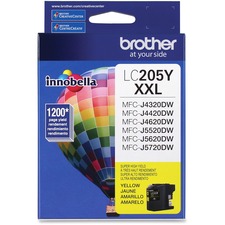 Brother Innobella LC205YS Original Inkjet Ink Cartridge - Yellow - 1 Pack - 1200 Pages