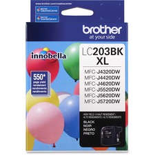 Brother Innobella LC203BKS Original Ink Cartridge - Black - Inkjet - High Yield - 550 Pages - 1 Each