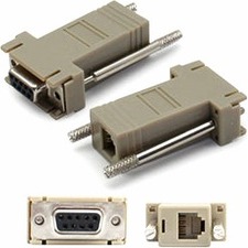 DB-9 Female to RJ-12 Male Adapter