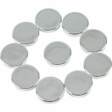 Round Board Magnets 1" Silver - pack/10