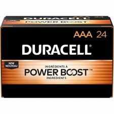 Duracell Coppertop Alkaline AAA Batteries - For Multipurpose - AAA - 24 / Box