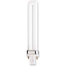 Satco 13-watt Pin-based Compact Fluorescent Bulb - 13 W - T4 Size - Soft White Light Color - GX23 Base - 12000 Hour - 4400.3Â°F (2426.8Â°C) Color Temperature - 82 CRI - Energy Saver - 1 Each