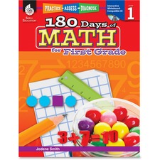 Shell Education Education 18 Days of Math for 1st Grade Book Printed/Electronic Book by Jodene Smith - 208 Pages - Shell Educational Publishing Publication - 2011 April 01 - Book, CD-ROM - Grade 1 - English