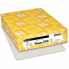 Exact Index Paper - Gray - Letter - 8 1/2" x 11" - 110 lb Basis Weight - 250 / Pack - Acid-free - Gray