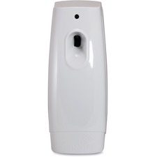 TimeMist Classic Metered Aerosol Dispenser - 0.25 Hour Medium - 30 Day(s) Refill Life - 44883.12 gal Coverage - 2 x AA Battery (sold separately) - 1 Each - White