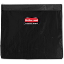 Rubbermaid Commercial X-Cart 8-bushel Replacement Bag - 30.50" (774.70 mm) Length x 22.40" (568.96 mm) Width - Black - Vinyl - Trash Compactor - 1 Each