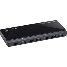 TP-Link USB 3.0 7-Port Hub with 2 Charging Ports - USB 3.0 Micro-B - External - 9 USB Port(s) - 7 USB 3.0 Port(s) - PC, Mac, Linux