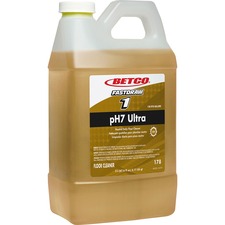 Betco pH7 Ultra Floor Cleaner - FASTDRAW 1 - For Floor - Concentrate - 67.6 fl oz (2.1 quart) - Lemon ScentBottle - 1 Each - Yellow