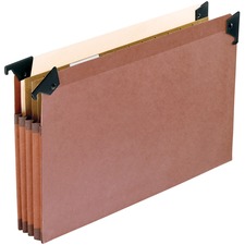 Pendaflex 1/3 Tab Cut Legal Expanding File - 8 1/2" x 14" - 700 Sheet Capacity - 3 1/2" Expansion - 4 Pocket(s) - 3 Divider(s) - Redrope - 1 Each