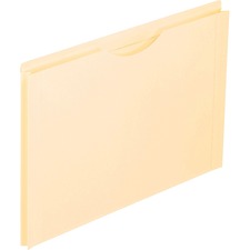 Pendaflex Straight Tab Cut Legal Recycled File Jacket - 8 1/2" x 14" - 200 Sheet Capacity - 1" Expansion - Manila - 10% Fiber Recycled - 50 / Box