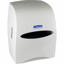 Kimberly-Clark Professional Sanitouch Hard Roll Towel Dispenser - Roll Dispenser - 1 x Roll - 3.50" Roll Diameter - 16.1" Height x 12.6" Width x 10.2" Depth - ABS Plastic - White - Touch-free, Durable - 1 Each