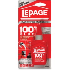 LePage 100% Glue - 50 mL - 1 Each - Clear