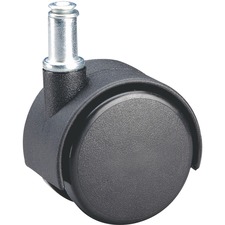 Global Casters - 2" (50.80 mm) Diameter - Black - 5 / Pack