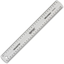 Westcott Transparent Nonshatter 30cm Ruler - each