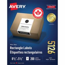 Avery AVE05126 Shipping Label