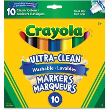 Crayola 8-Color Ultra-Clean Washable Marker Classpack