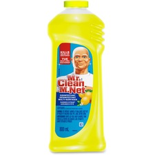 Mr. Clean Multi-surface Citrus Cleaner - For Toilet, Bathtub, Floor - 27.1 fl oz (0.8 quart) - Citrus Scent - 1 Each - Anti-bacterial - Yellow