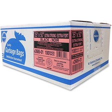 Extra-Strong Black Trash Bags 35x50 - case/125