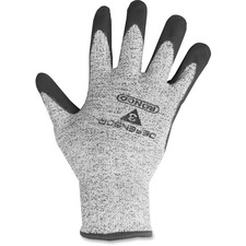 RONCO DEFENSOR Palm Coated HPPE Gloves - 8 Size Number - Medium Size - Gray - Cut Resistant, Snag Resistant, Scrape Resistant, Abrasion Resistant, Tear Resistant, Puncture Resistant, Comfortable, Machine Washable, Breathable, Flexible - For Assembling, Ca