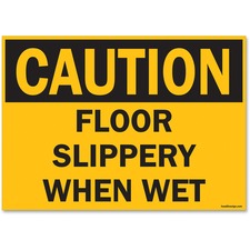 U.S. Stamp & Sign USS5494 Safety Sign