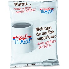 GOOD HOST Premium Coffee - Light - 1.8 oz Per Carton - 42 - 42 / Carton