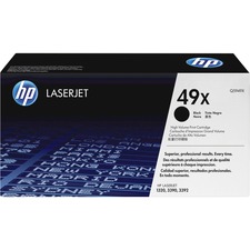 HP 49X (Q5949X) Original Laser Toner Cartridge - Single Pack - Black - 1 Each - 6000 Pages