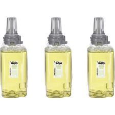 Gojo® ADX-12 GingerCitrus Handwash Refill - Ginger Citrus ScentFor - 42.3 fl oz (1250 mL) - Pump Bottle Dispenser - Kill Germs - Hand, Skin, Hair - Moisturizing - Green - Bio-based - 3 / Carton