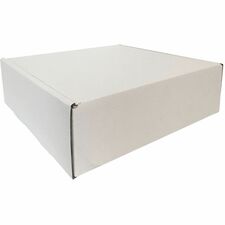 Spicers Shipping & Moving Boxes - Fiberboard - White - For Document, Binder, Mailroom - Recycled - 10 / Pack