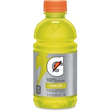 Gatorade Lemon/Lime Sports Drinks - 12 fl oz (355 mL) - Bottle - 24 / Carton