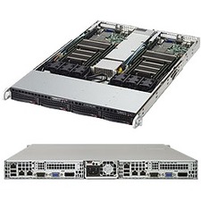 Supermicro SuperServer 6018TR-T Barebone System - 1U Rack-mountable - Socket LGA 2011-v3 - 2 x Processor Support