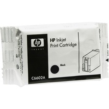 HP (C6602A) Original High Yield Inkjet Ink Cartridge - Black - 1 Each - 7000000 Characters