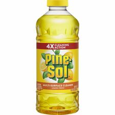 Pine-Sol All Purpose Multi-Surface Cleaner - For Multipurpose - Concentrate - 60 fl oz (1.9 quart) - Lemon Fresh Scent - 1 Each - Deodorize, Disinfectant, Residue-free - Yellow