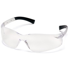 ProGuard Classic 820 Series Safety Eyewear - Clear - Non-Slip Temple, Frameless, Wraparound Lens, High Visibility, Comfortable, Rubber Tipped Temples - 1 Each