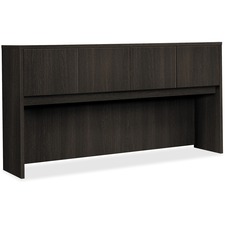 HON Stack-On Hutch, 72"W - 72" x 14.6"37.1" , 1" Top - Square Edge - Finish: Espresso, Thermofused Laminate (TFL)