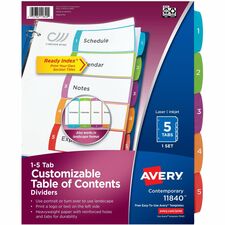 Avery AVE11840 Index Divider