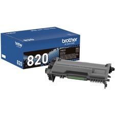 Brother TN820 Original Standard Yield Laser Toner Cartridge - Black - 1 Each - 3000 Pages